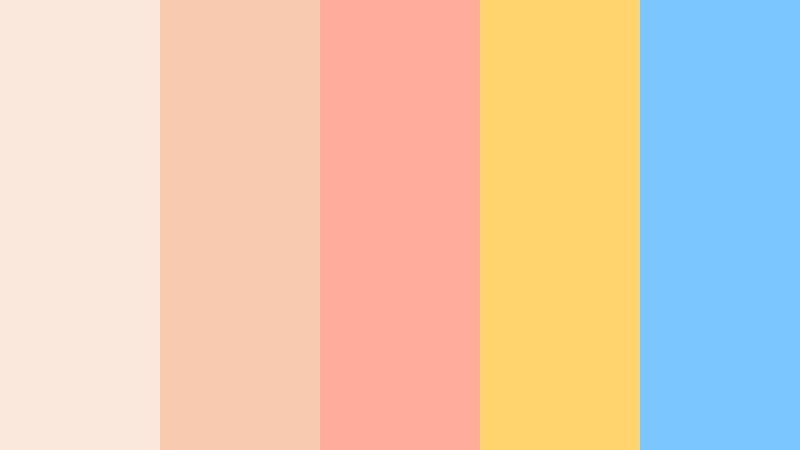 soft peach beige pop art peach beige color palette with hex codes