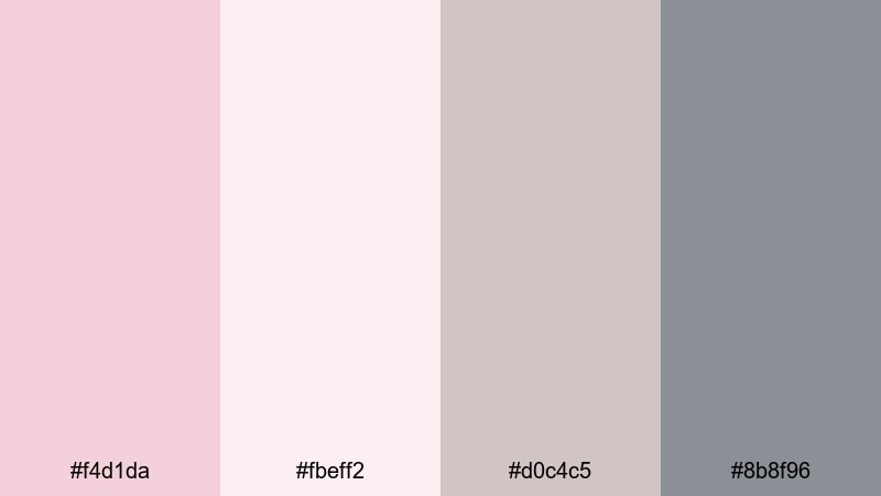 soft rose ui neutrals rose color palette with hex codes