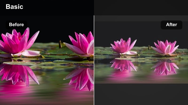 Romantic couple close-up with soft rose-tinted tones and blurred background