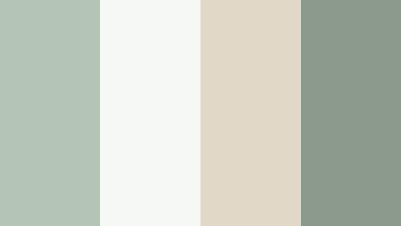 soft sage storyline eucalyptus mist color palette with hex codes