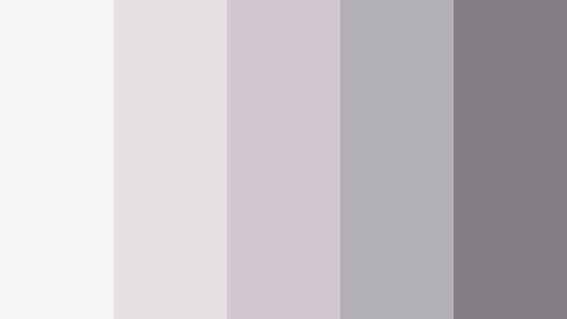 soft satin serum platinum silver color palette with hex codes