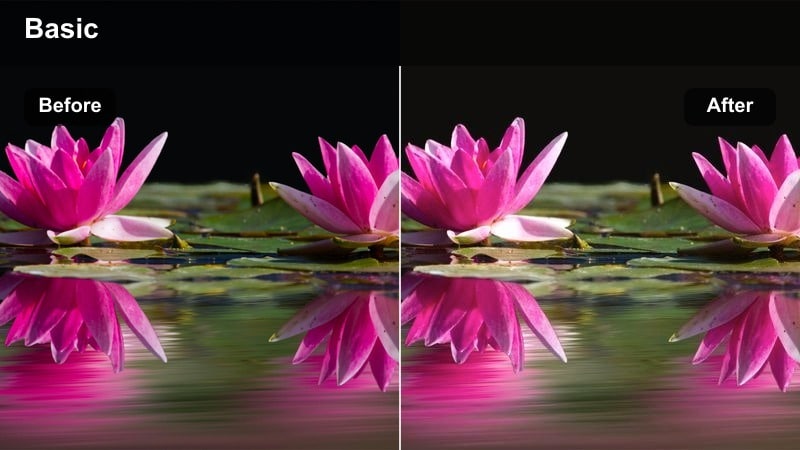 Beauty creator applying makeup in front of a mirror with soft, flattering light on their face.