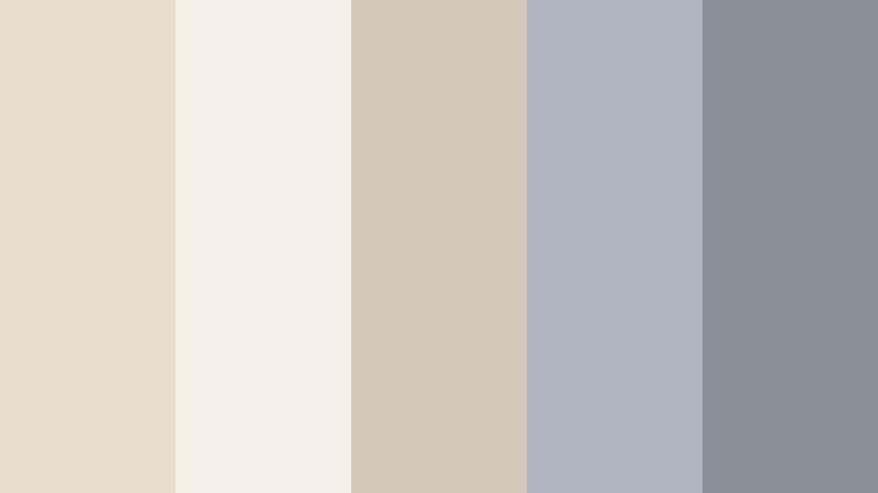 soft studio backdrop cool sand color palette with hex codes