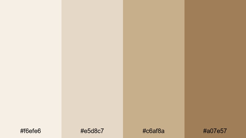 soft studio fawn fawn color palette with hex codes