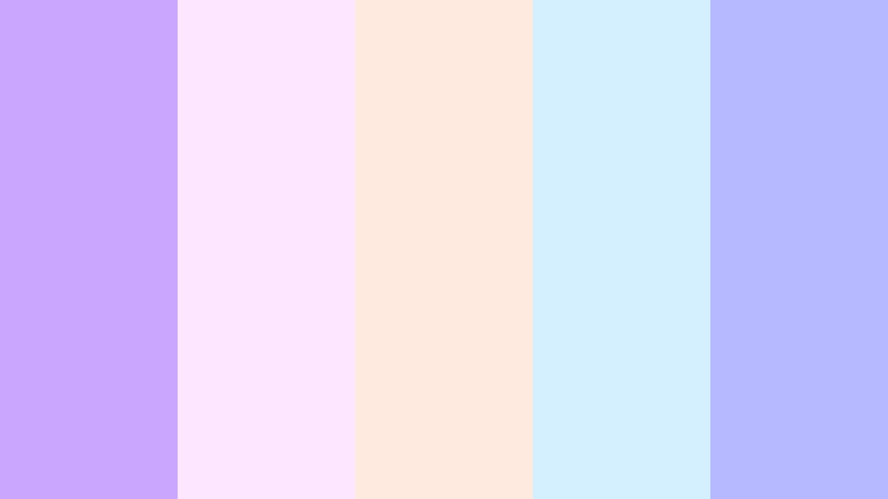 soft studio pastels solar lilac color palette with hex codes