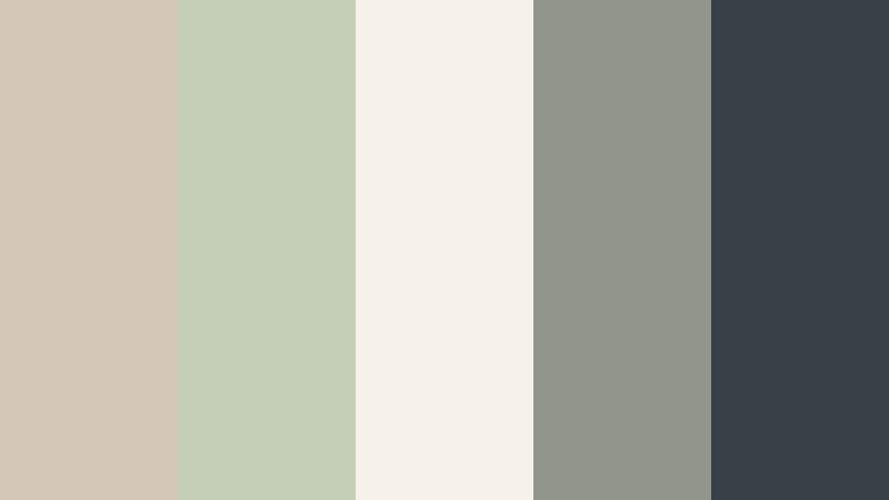 soft tech workspace sage beige color palette with hex codes