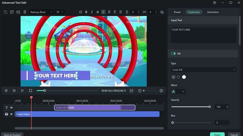 apply animations and transitions