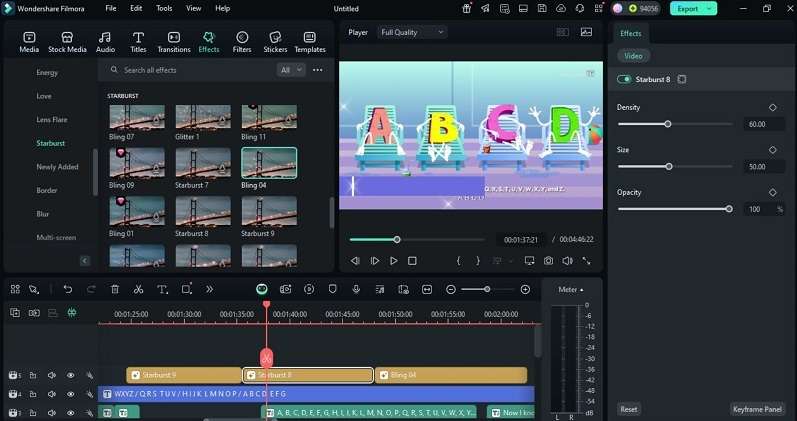 apply visual effects