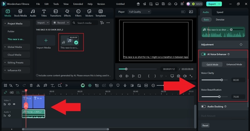 edit your sonic ai voice audio