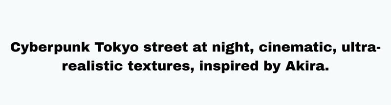 describing the style in sora prompts