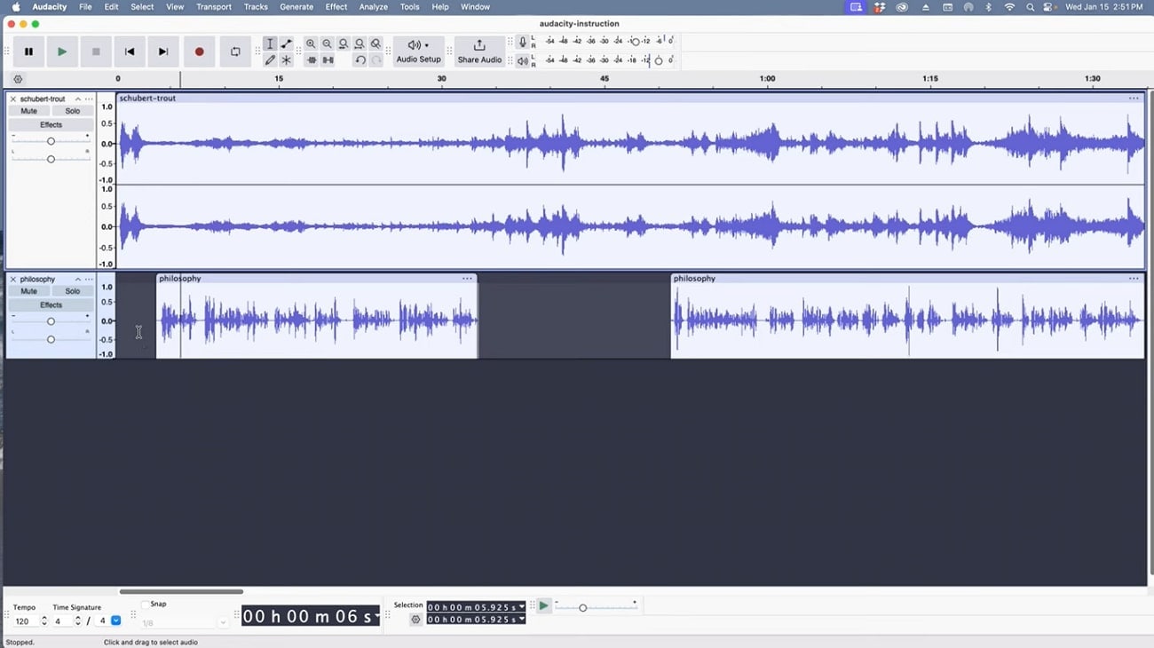 logiciel de mixage audacity 