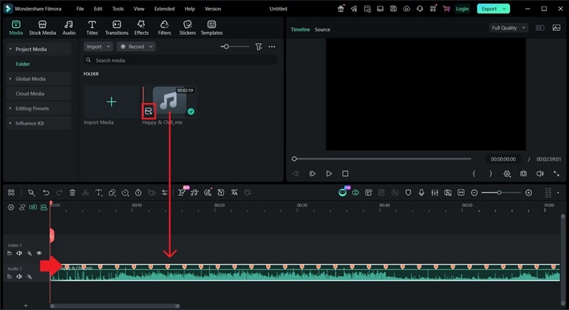red markers as beat detection