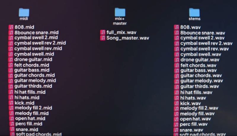 stem files in soundful