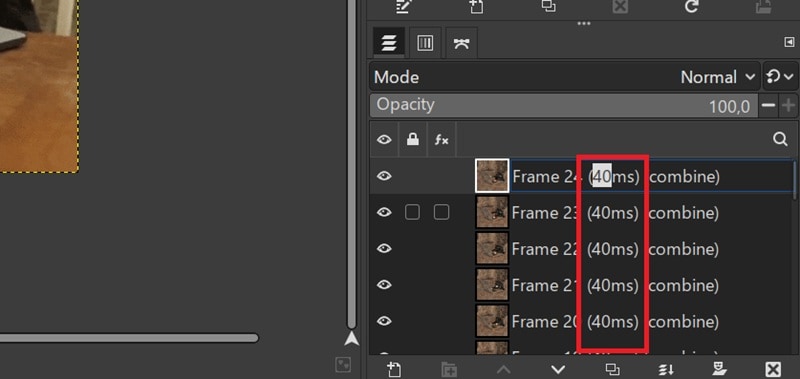 change the gif delay time