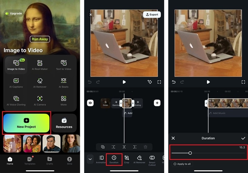 open and adjust gif speed