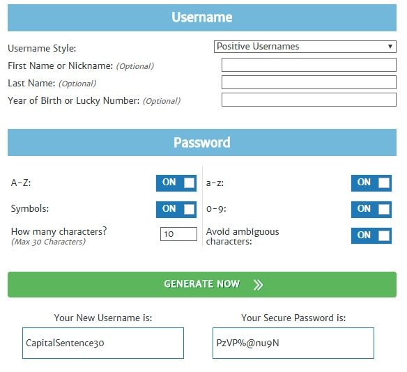 Username Generator Unblocked