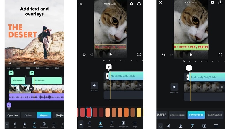 adding text in splice video editor