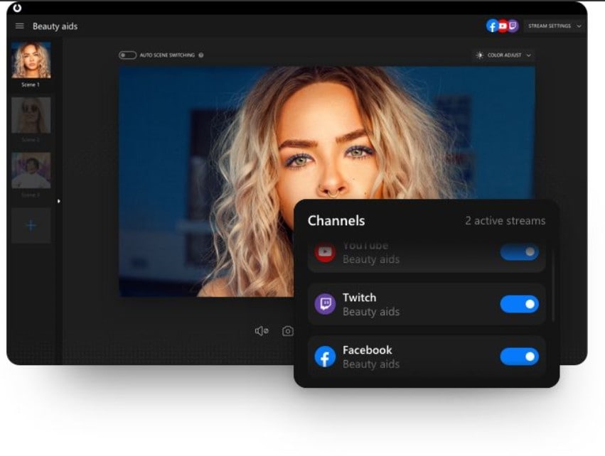 splitcam hd video broadcasting