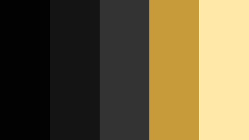 spotlight stage plating black and gold restaurant color color palette with hex codes