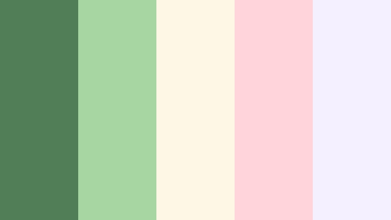 spring herb sketchbook herbal green color palette with hex codes