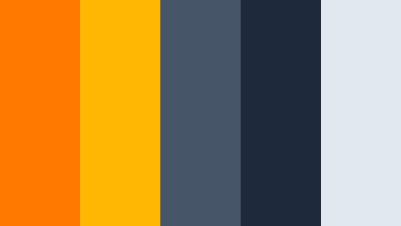 sprint signal orange and slate project management app color color palette with hex codes
