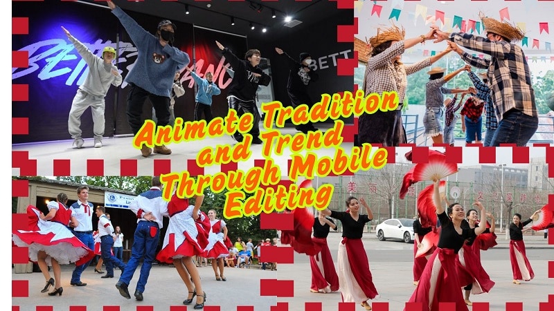 make square dance video on mobile