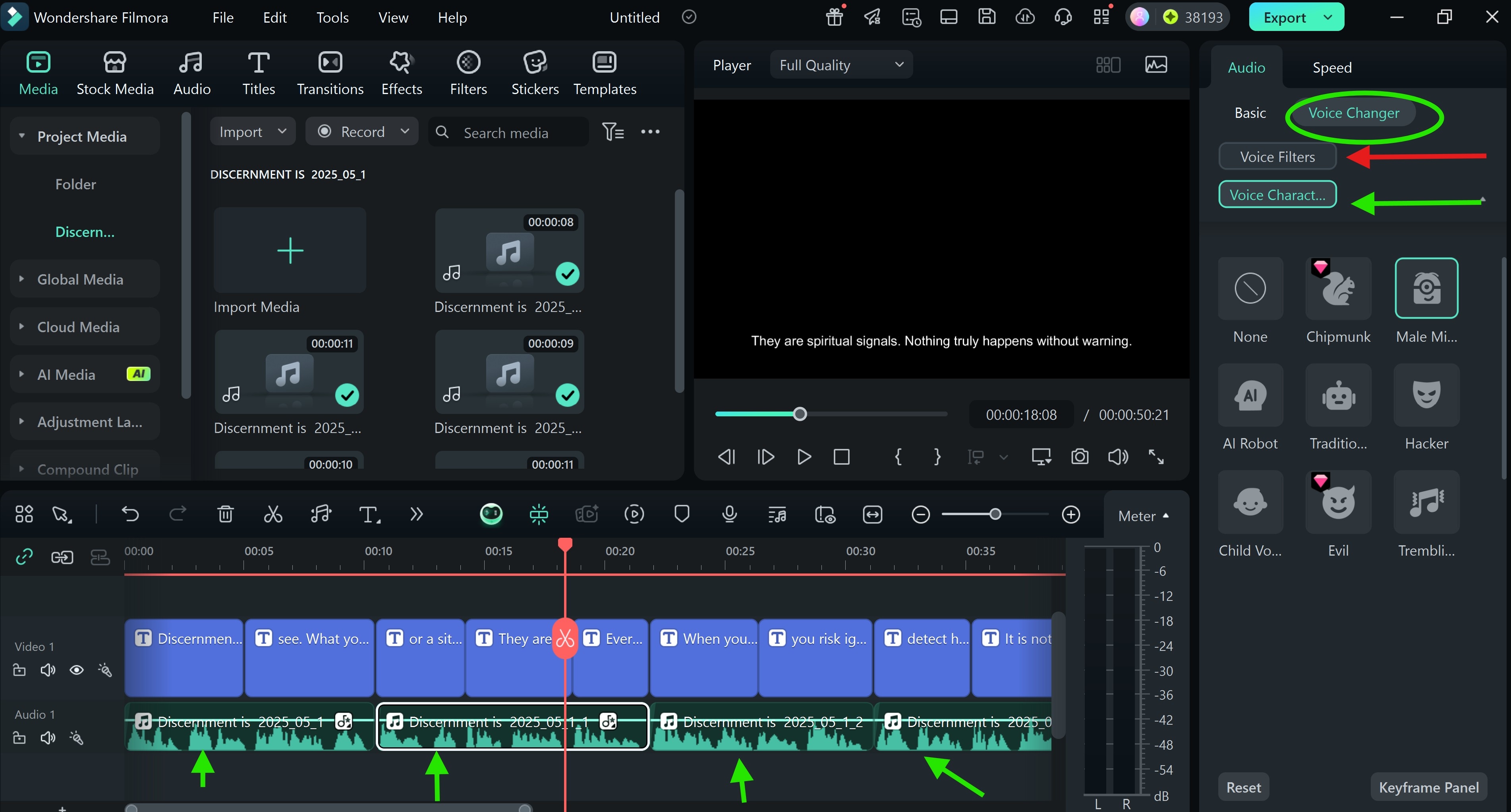 filmora voice changer