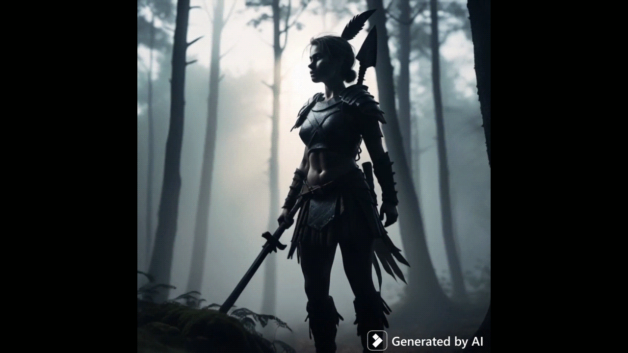 filmora ai image to video result