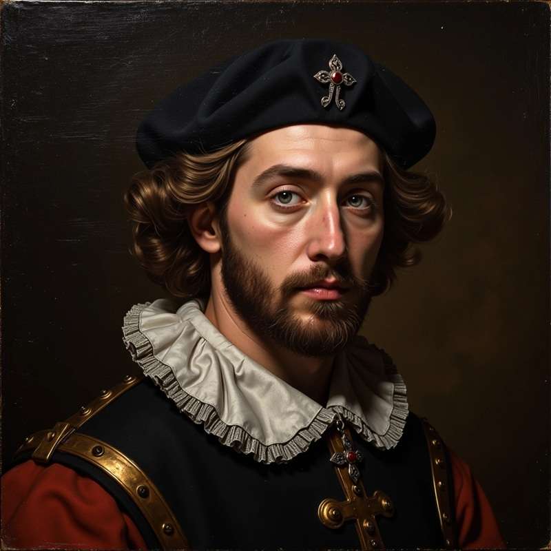 rembrandt portrait lighting example