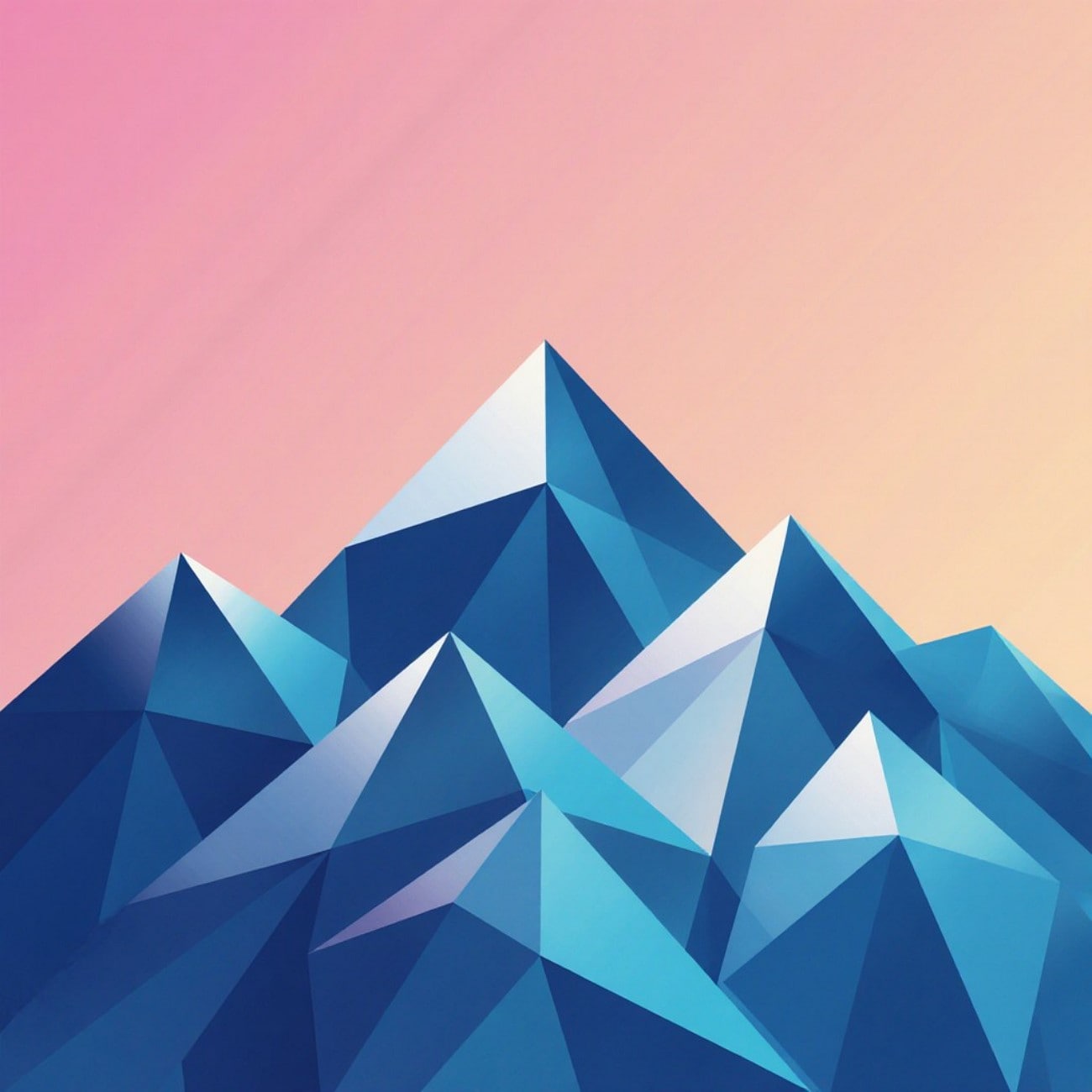 geometric mountain logo