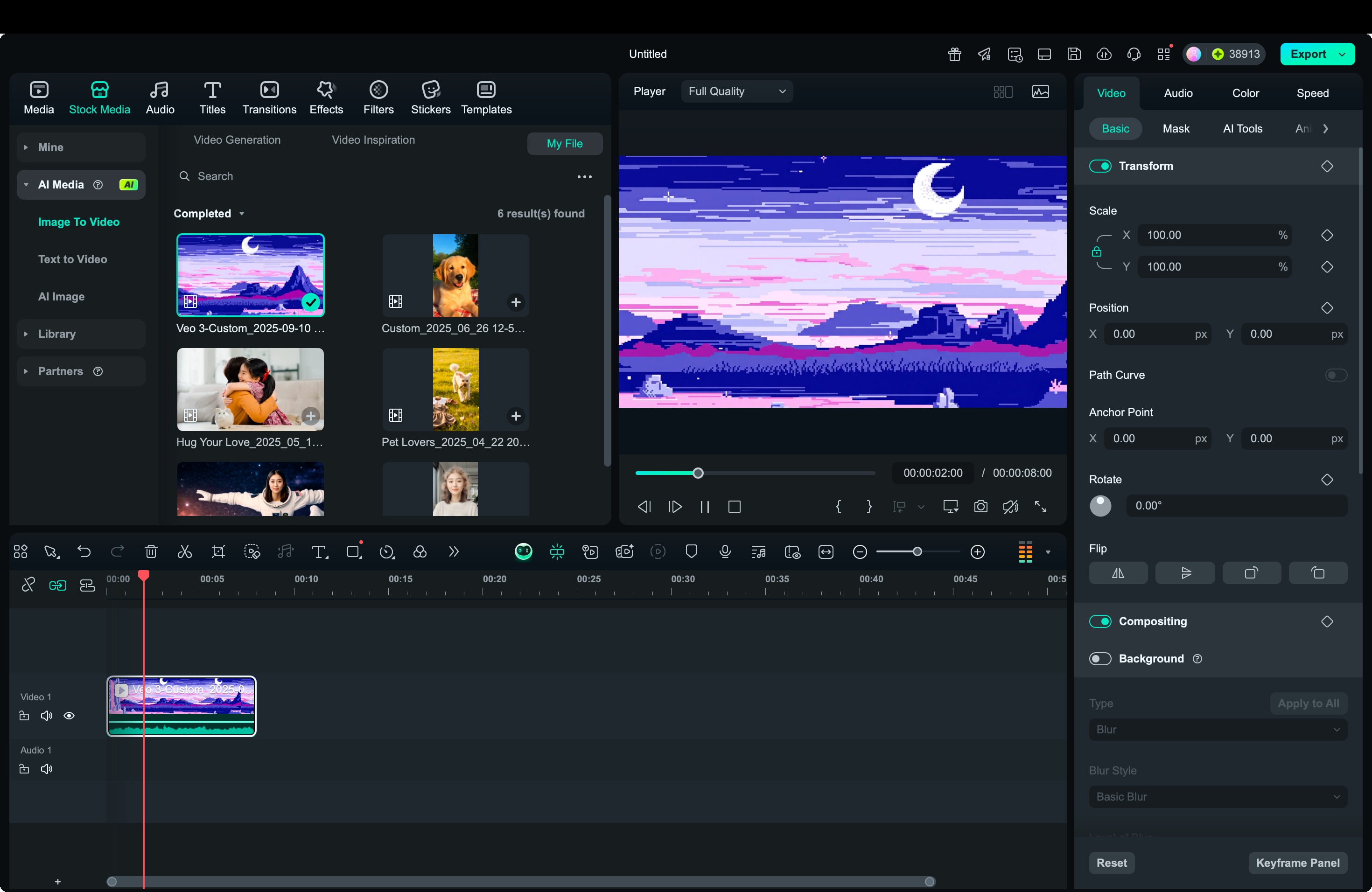 review ai image to video filmora