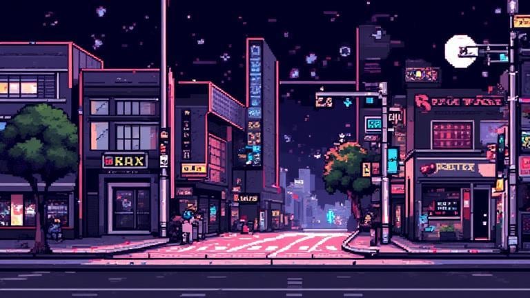 fimora scene pixel art