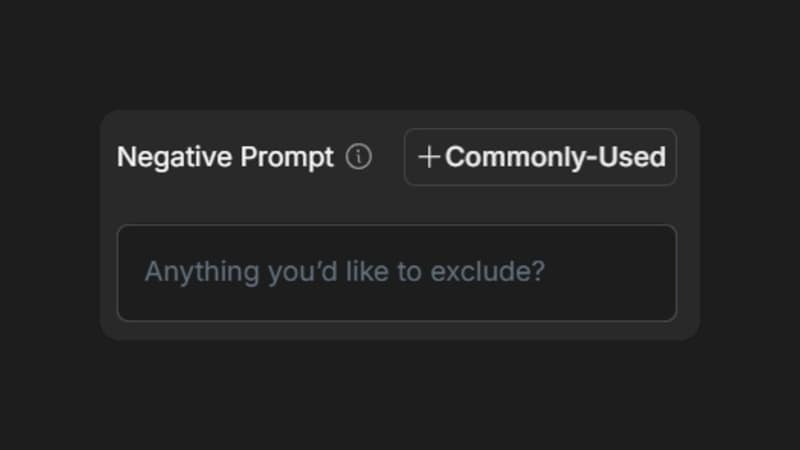 use negative prompt for realistic photos