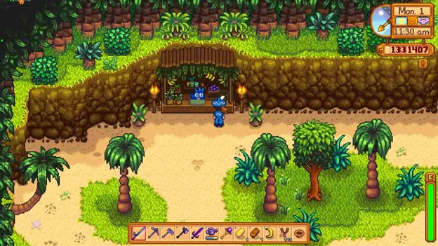 Le commerçant de l'île de Stardew Valley : Île Gingembre