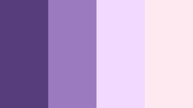 stargazer bloom twilight purple color palette with hex codes