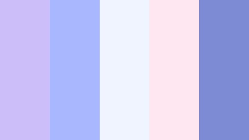 stargazer pastel drift lunar lavender color palette with hex codes