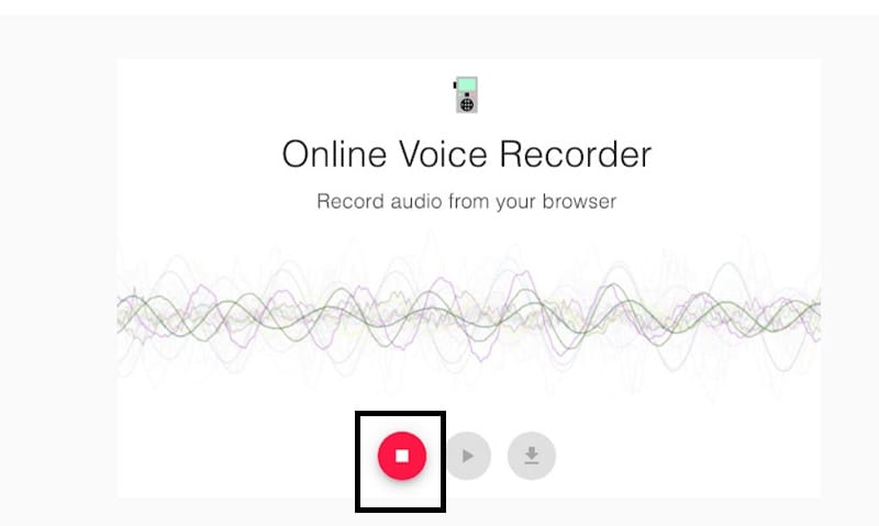 registrazione con online voice recorder