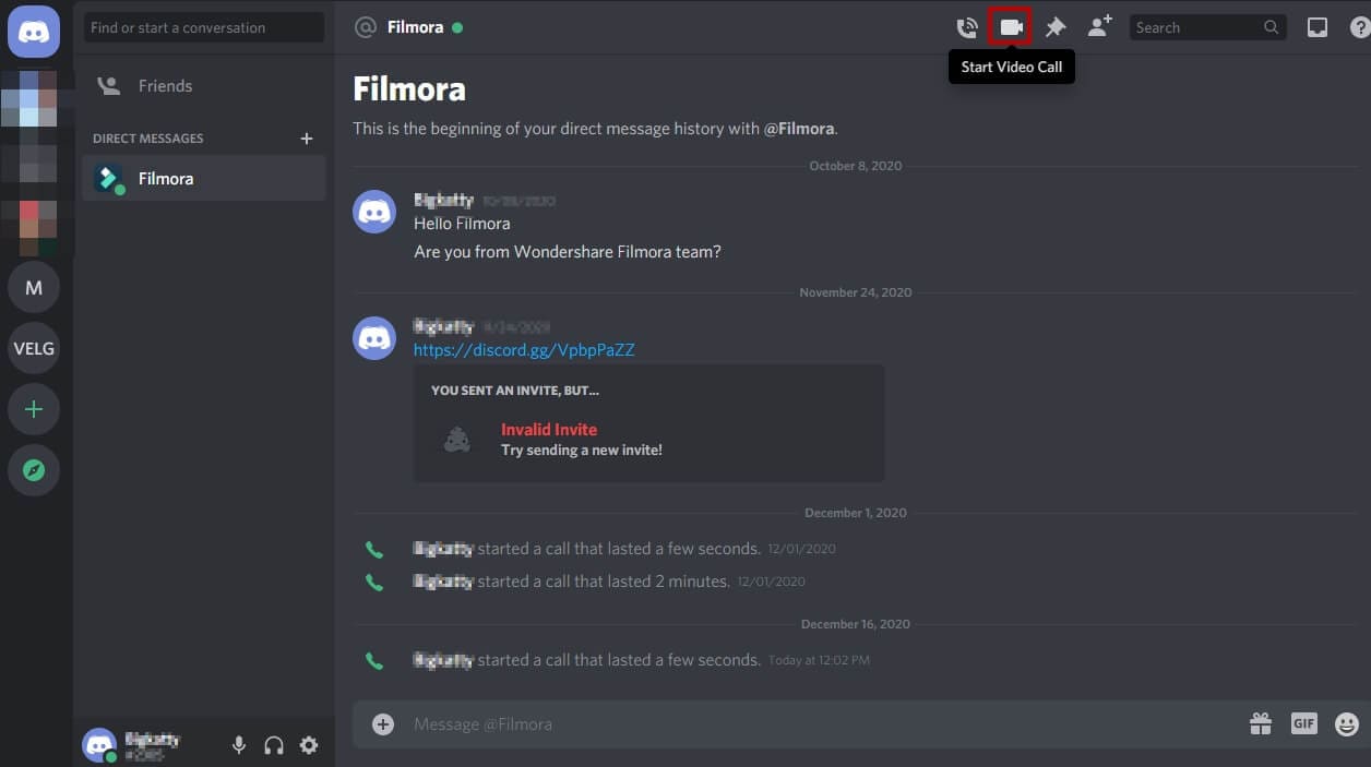 Discord Video Call with Friends 