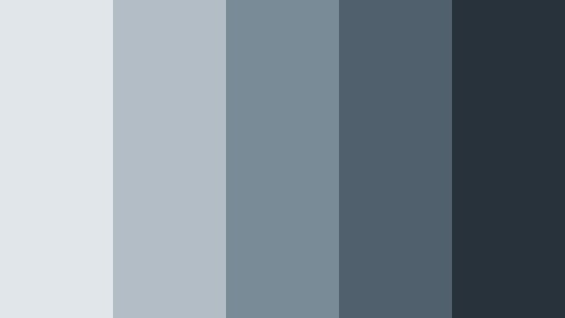 steel focus still documentary color color palette with hex codes