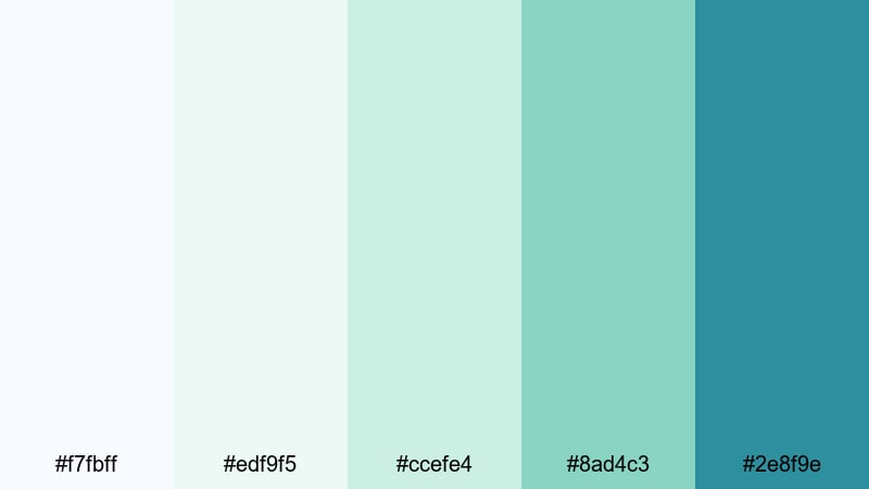 sterile lab light pharmacy color palette with hex codes