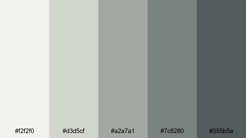 stone courtyard mist museum color palette with hex codes