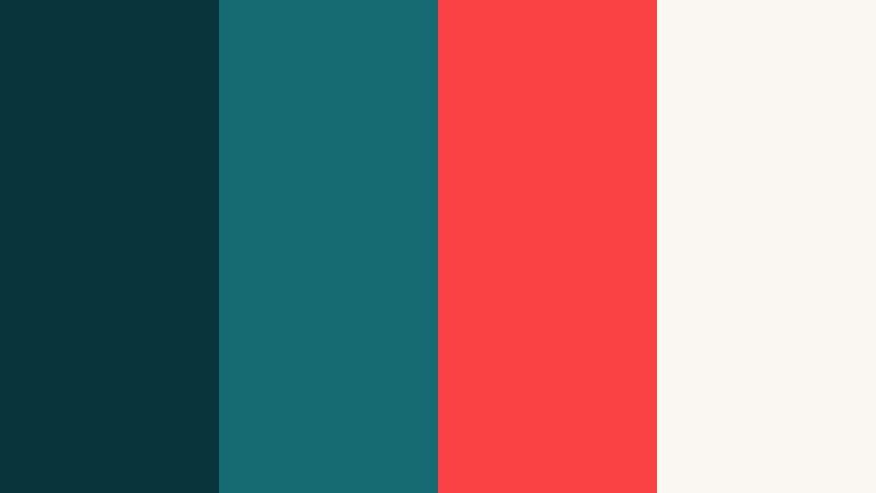 storm surge action dark teal green color palette with hex codes