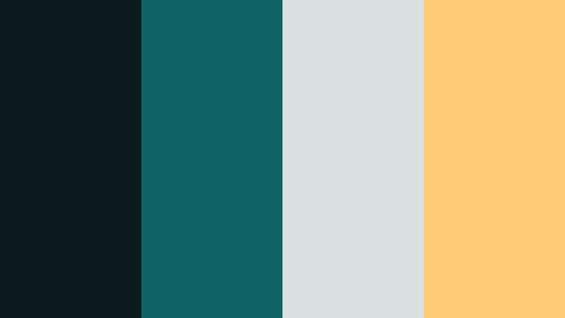 storm surge teal dramatic teal accent color palette with hex codes