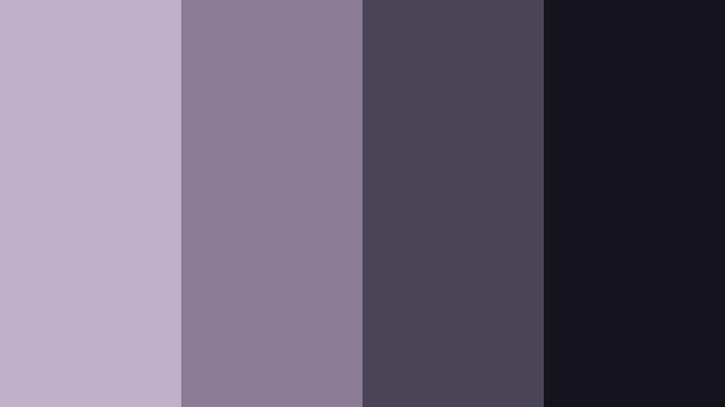 stormcloud orchid drift orchid smoke color palette with hex codes