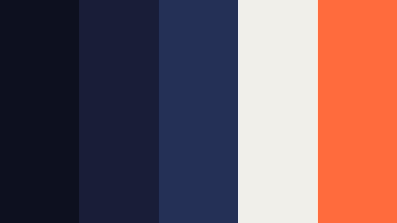 stormframe epic dark tone indigo color palette with hex codes