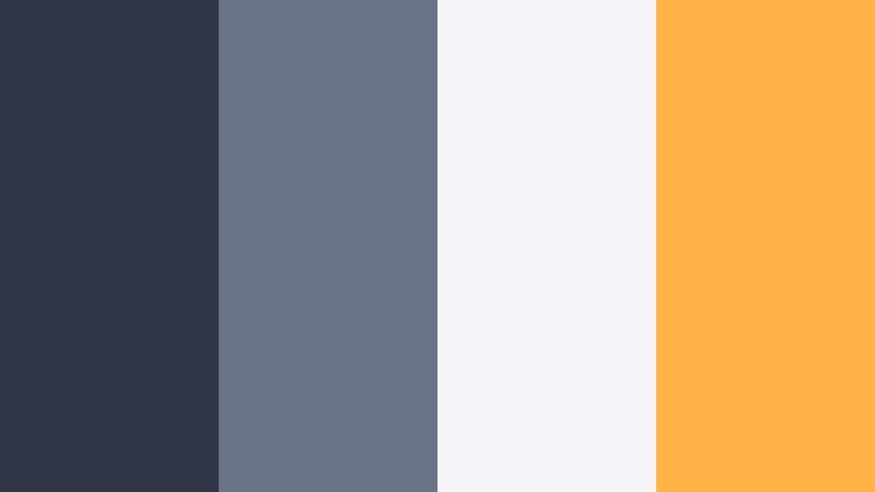stormfront contrast cool slate blue color palette with hex codes