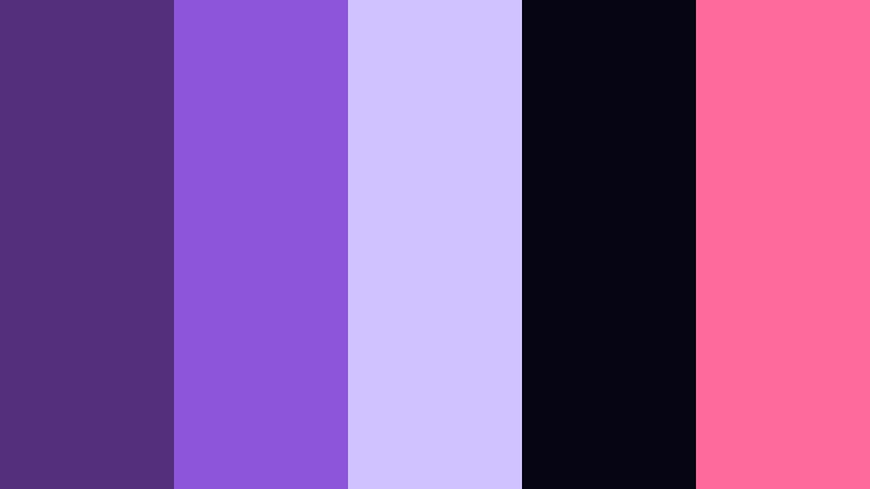 stormfront echo pulse pulse purple color palette with hex codes