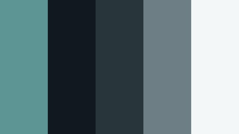 stormlight noir faded teal color palette with hex codes