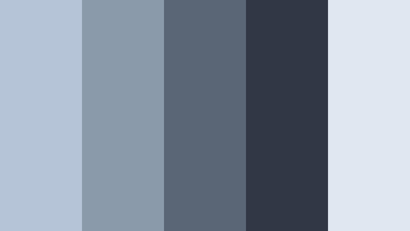 stormline documentary pale sky color palette with hex codes