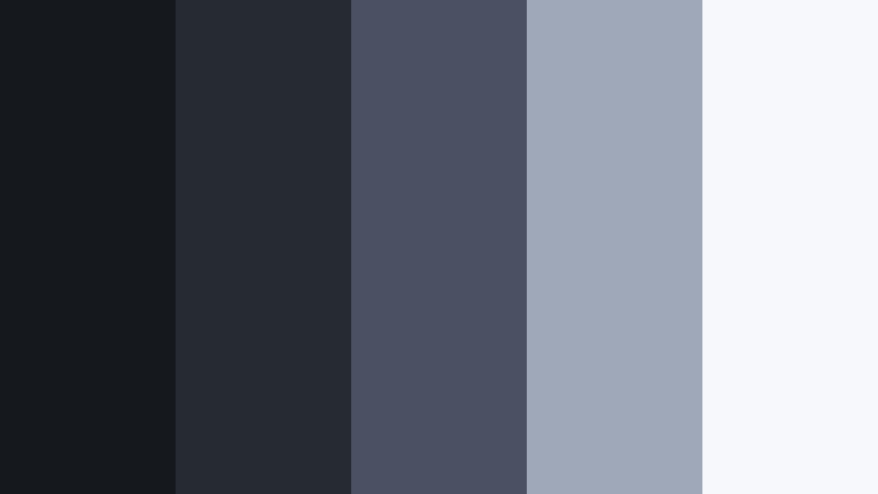 stormlit alleyway midnight ash color palette with hex codes